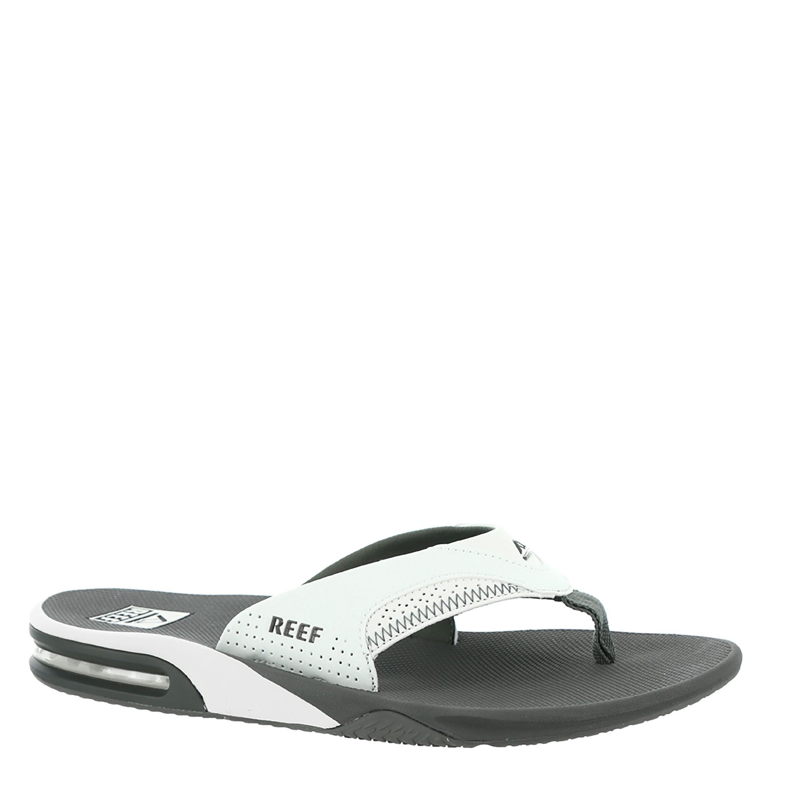 REEF Fanning - Mens 12 Grey Sandal Medium