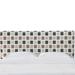 Brayden Studio® Thedford Upholstered Panel Headboard Linen/Cotton in Black | 51 H x 62 W x 4 D in | Wayfair BRAY3761 38312668
