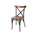 BFM Seating Henry Solid Wood Dining Chair Wood in Black | 34.25 H x 17 W x 21.5 D in | Wayfair JS88CASH-SB