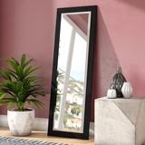 Brayden Studio® Rectangle Beveled Wall Mirror Wood in Brown | 59 H x 20 W x 0.75 D in | Wayfair BRYS6593 34039287