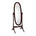 Charlton Home® Cointon Oval Wood Traditional Cheval Mirror Wood in Brown | 59.25 H x 23 W x 21 D in | Wayfair ANDO3063 28382151