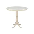 August Grove® Madeline Bar Height Dining Table Wood in White | 41.3 H in | Wayfair CD9823EAC7D94231B1EDBE7521D49CF5