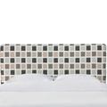 Brayden Studio® Thedford Upholstered Panel Headboard Linen/Cotton in Black | 51 H x 41 W x 4 D in | Wayfair BRAY3761 38312666