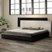 Brayden Studio® Durante Platform Bed Wood in Black/Brown/Gray | 44.2 H x 83.8 W x 83.8 D in | Wayfair BRAY2962 38049368