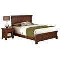 Birch Lane™ Danson Standard 2 Piece Bedroom Set Wood in Brown/Red | Queen | Wayfair DBHC7194 27985005