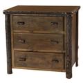 Fireside Lodge Hickory 3 Drawer Chest Wood in Brown | 36 H x 39 W x 21 D in | Wayfair 82010-RM-P