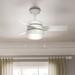 Hunter Fan 36" Aker 3 - Blade Standard Ceiling Fan w/ Pull Chain & Light Kit Included in White | Wayfair 59301