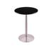 Holland Bar Stool Counter Height Pedestal Dining Table Wood/Metal in Gray | 36 H x 24 W x 24 D in | Wayfair 214-2236SS24R