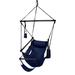 Arlmont & Co. Bryanna Chair Hammock Polyester in Blue | 46 H x 36 W x 32 D in | Wayfair FRPK1563 42693674