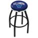 Holland Bar Stool NCAA 25" Swivel Bar Stool Upholstered/Metal in Black | 25 H x 18 W x 18 D in | Wayfair L8B2C25Vilnva