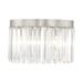 House of Hampton® Caroline 4 -Light 13.25" Flush Mount Glass/Crystal in Gray | 8 H x 13.25 W x 13.25 D in | Wayfair