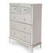 Michael Amini Hollywood Loft 5 Drawer Dresser Wood in Gray | 51.5 H x 40.25 W x 17 D in | Wayfair 9001670-104