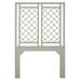 David Francis Furniture X & Diamond Open-Frame Headboard Wicker/Rattan in Green | 66 H x 42 W x 1.5 D in | Wayfair B5070-T-S125