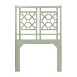 David Francis Furniture Rattan Open-Frame Headboard Wicker/Rattan in Green | Extra-long Twin | Wayfair B4020-T-S115