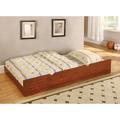 Latitude Run® Yeadon Trundle Unit Solid + Manufactured Wood in Brown | 10 H x 40 W in | Wayfair LTDR1756 40105697