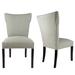 Red Barrel Studio® Aonan Side Chair Upholstered/Fabric in Gray | 20 H x 20 W x 25 D in | Wayfair LGLY5759 40788314