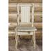 Loon Peak® Montana Collection Lodge Pole Pine Side Chair Wood in Brown | 38 H x 19 W x 18 D in | Wayfair LNPK7693 39269975