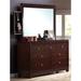 Latitude Run® Denaeja 7 Drawer Dresser Wood in Brown | 38 H x 68 W x 18 D in | Wayfair LTRN1623 27749200