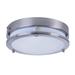 Latitude Run® Rhonda 1 - Light 11.75" Shaded Drum LED Flush Mount Glass | 4.25 H x 11.75 W x 11.75 D in | Wayfair LATR1329 31606690