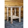 Loon Peak® Montana Collection Pine Nightstand Wood in Brown/Green | 25 H x 20 W x 20 D in | Wayfair LNPK7505 39269441