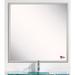 Latitude Run® Modern & Contemporary Bathroom/Vanity Mirror Metal | 12.13 H x 12.13 W x 1.625 D in | Wayfair LRUN5438 39472384