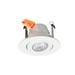 NICOR Lighting 3.13" Remodel LED Retrofit Recessed Lighting Kit in White | 1.75 H x 3.25 W in | Wayfair DLG2-10-120-4K-WH