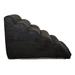 Snoozer Pet Products Scalloped 3 Step Pet Stair Fabric in Black | 14 H x 21 W x 20 D in | Wayfair 60687