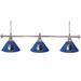 Trademark Global NBA 3 - Light Pool Table Linear Pendant, Metal | 14 H x 60 W x 14 D in | Wayfair NBA603-MT