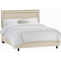 Skyline Furniture Appian Standard Bed Upholstered/Velvet in Black | 51 H x 56 W x 78 D in | Wayfair 291BED_BRVLVBCK