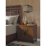 Tommy Bahama Home Island Fusion Isabela Nightstand Wood in Brown/Gray | 30 H x 30 W x 19 D in | Wayfair 556-621