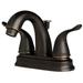 Laguna Brass Two Handle Centerset Lavatory Faucet w/ Drain Assembly in Brown | 5.6 H in | Wayfair 2022TB