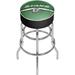 Trademark Global NHL Swivel 31" Bar Stool Upholstered/Metal in Gray | 31 H x 20 W x 20 D in | Wayfair NHL1000-DS2