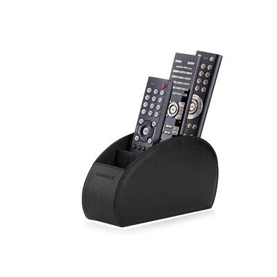 Vicis Trading Luxury Remote Control Holder, Leather in Black, Size 4.3 H x 2.4 W x 7.1 D in | Wayfair REMOTE CONTROL BOX-BLACK