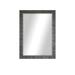 Red Barrel Studio® Duval Wall Mirror Wood in Gray | 33.5 H x 39.5 W x 0.75 D in | Wayfair WDMG1898 27722299