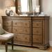 Birch Lane™ Briar 12 Drawer Dresser Wood in Brown | 42 H x 70 W x 21 D in | Wayfair 976F0B40780C43A9BFF138F5FA05B51E