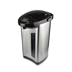 Addis Thermo Pot Instant Thermal Hot Water Boiler Dispenser, 5 Litre, Stainless Steel/Black