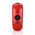 WACACO Nanopresso Portable Espresso Maker, Upgrade Version of Minipresso, 18 Bar Pressure, Red Patrol Edition, Small Travel Coffee Maker, Manually Operated, Compatible with Ground Coffee