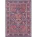 White 36 x 0.25 in Area Rug - Joss & Main Naine Oriental Red/Navy Area Rug Polyester | 36 W x 0.25 D in | Wayfair 70247B2F941E48B99A62AFEBBF262C4D