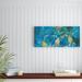 Breakwater Bay ' Crabs' Acrylic Painting Print on Canvas Metal in Blue | 18 H x 40 W x 1.5 D in | Wayfair BKWT4182 44030668