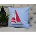 Beachcrest Home™ Aksel Square Pillow Cover & Insert Polyester/Polyfill blend in Blue | 26 H x 26 W x 7 D in | Wayfair