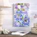 Ebern Designs Delphinium Finery Photographic Print on Wrapped Canvas in White | 36 H x 24 W x 2 D in | Wayfair AGGR5486 39389738