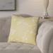 August Grove® Teena Indoor/Outdoor Throw Pillow Polyester in Yellow | 20 H x 20 W x 2 D in | Wayfair AGGR4694 38952947