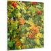 Design Art Flower 'Floral Pattern w/ Palette Knife' Painting Print on Metal in Green | 28 H x 12 W x 1 D in | Wayfair MT13896-12-28