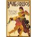 Buyenlarge Bailes Rusuos Vintage Advertisement on Wrapped Canvas in Pink | 30 H x 20 W x 0.5 D in | Wayfair 0-587-01747-3