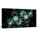 Design Art ' on Black 3D Surreal Design' Graphic Art on Wrapped Canvas Metal in Blue | 16 H x 32 W x 1 D in | Wayfair PT16527-32-16