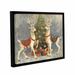 Alcott Hill® Holiday Reindeer by Albena Hristova - Print on Canvas Metal in Green/Red | 24 H x 32 W x 2 D in | Wayfair ALCT9294 33262531