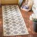 Black 27 x 0.25 in Indoor/Outdoor Area Rug - Winston Porter Herefordshire Geometric Anthracite/Beige Indoor/Outdoor Area Rug, | Wayfair