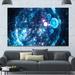Design Art ' Spherical Planet Bubbles' Graphic Art on Wrapped Canvas Metal in Blue | 40 H x 60 W x 1.5 D in | Wayfair PT16299-60-40