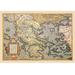 Buyenlarge Map of Greece by Abraham Ortelius Framed Graphic Art in Gray | 28 H x 42 W x 1.5 D in | Wayfair 0-587-09065-0C2842