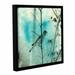 ArtWall Asain Bird by Elena Ray Framed Graphic Art on Wrapped Canvas in Blue | 10 H x 10 W x 2 D in | Wayfair 0ray027a1010f